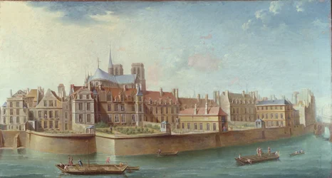 Vista de la Île de la Cité desde Île St. Louis, París
